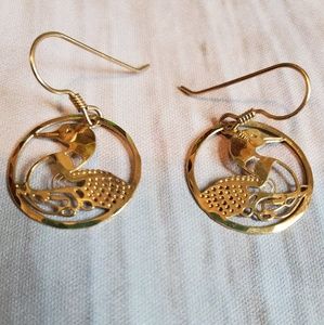 Vintage Wild Bryde Bird DuckEarrings